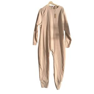 Skims Womens Beige Clay NEW Summer PowerMesh One Piece Jumpsuit Spring Sz 4X